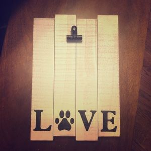 Three wooden picture frames